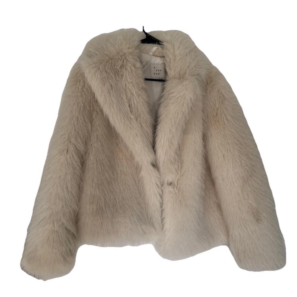 a new day Cream Teddy Jacket